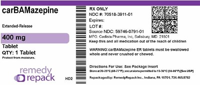 Mm2 (Carbamazepine 400mg 70518 3911 01)